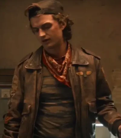 Stranger Things S05 Steve Harrington Leather Jacket
