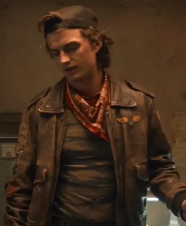Stranger Things S05 Steve Harrington Leather Jacket