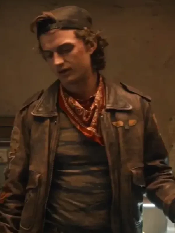 Stranger Things S05 Steve Harrington Leather Jacket