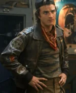 Stranger Things S05 Steve Harrington Leather Jacket