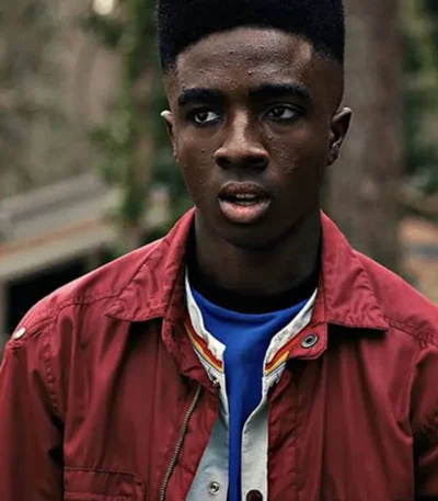 Stranger Things S4 Lucas Sinclair Maroon Jacket