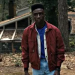 Stranger Things S4 Lucas Sinclair Maroon Jacket