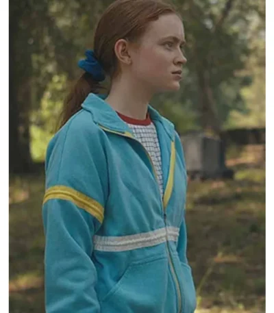 Stranger Things S4 Max Mayfield Blue Jacket