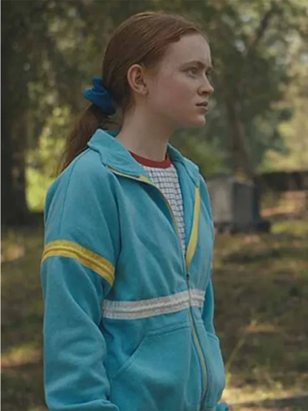 Stranger Things S4 Max Mayfield Blue Jacket