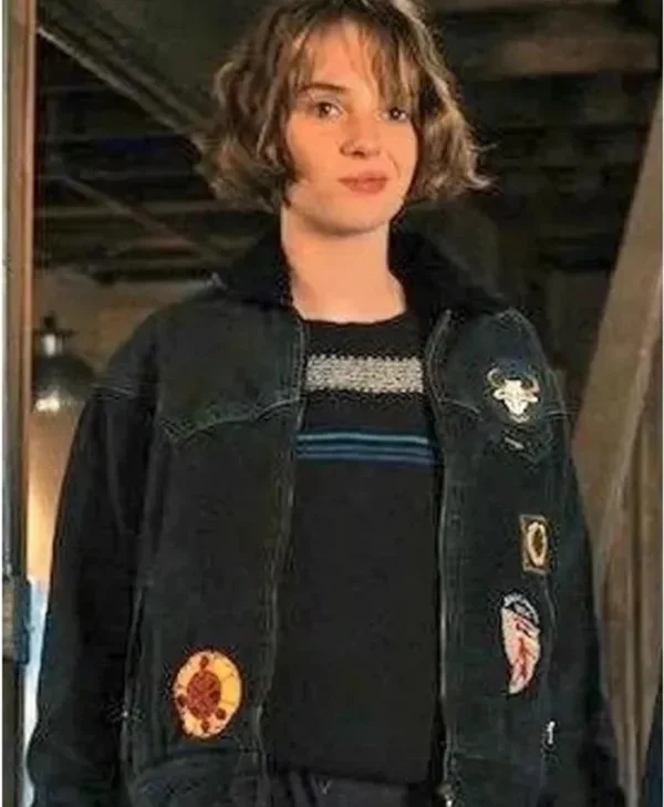 Stranger Things S4 Robin Buckley Black Jacket