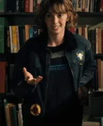 Stranger Things S4 Robin Buckley Black Jacket