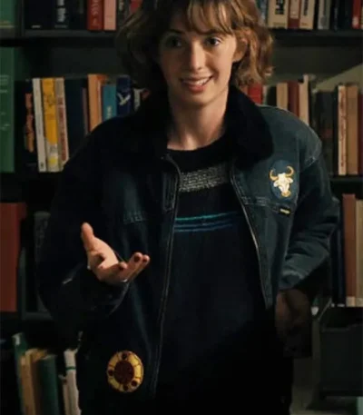 Stranger Things S4 Robin Buckley Black Jacket