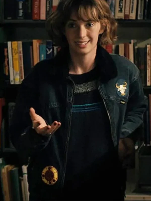 Stranger Things S4 Robin Buckley Black Jacket