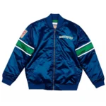 Striped Dallas Mavericks Hardwood Classic Satin Jacket