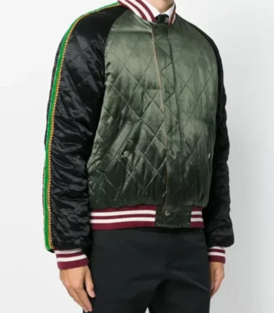 Succession Kendall Roy UFO Quilted Bomber Jacket
