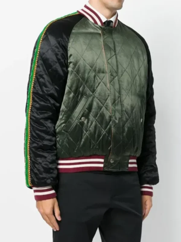 Succession Kendall Roy UFO Quilted Bomber Jacket