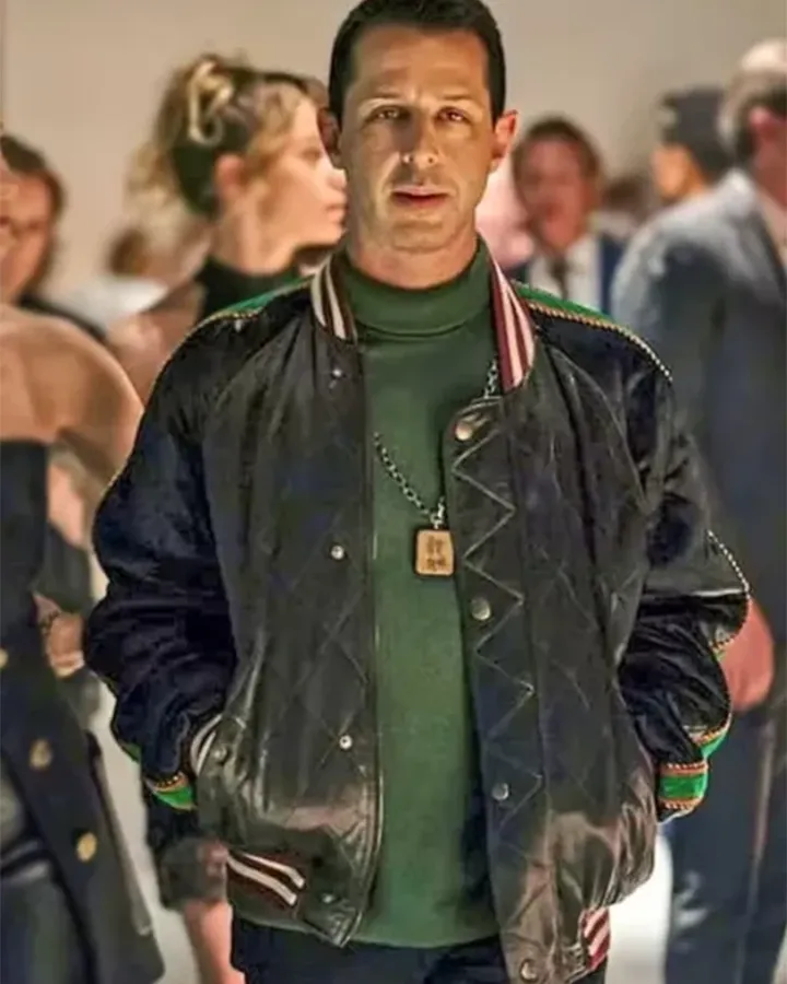 Succession Kendall Roy UFO Quilted Bomber Jacket Succession Kendall Roy UFO Quilted Bomber Jacket