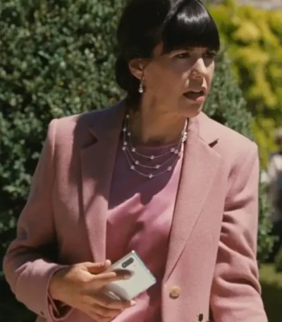 Succession S03 Kerry Pink Blazer