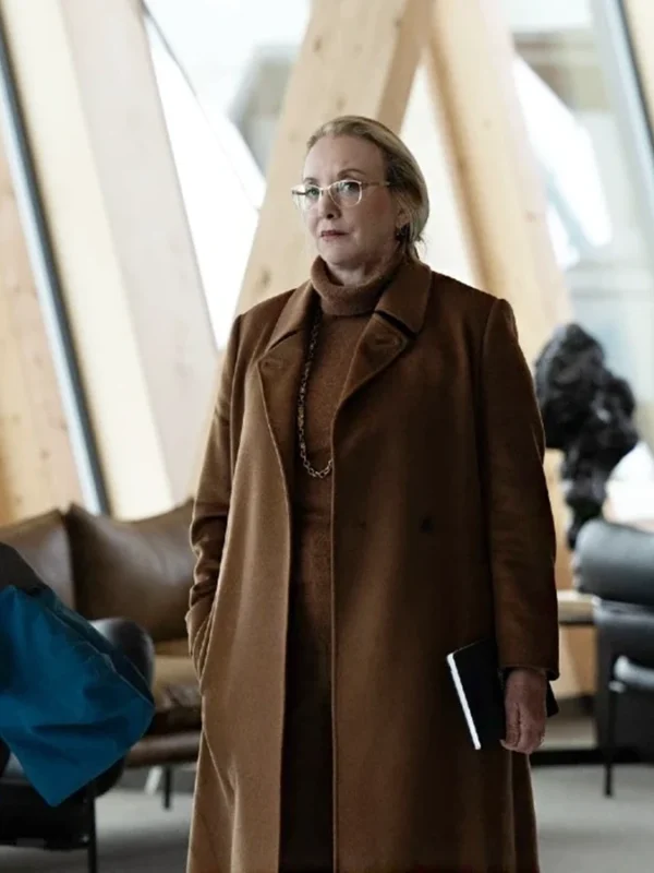 Succession S04 Gerri Kellman Brown Coat