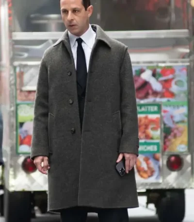 Succession S04 Kendall Roy Gray Coat