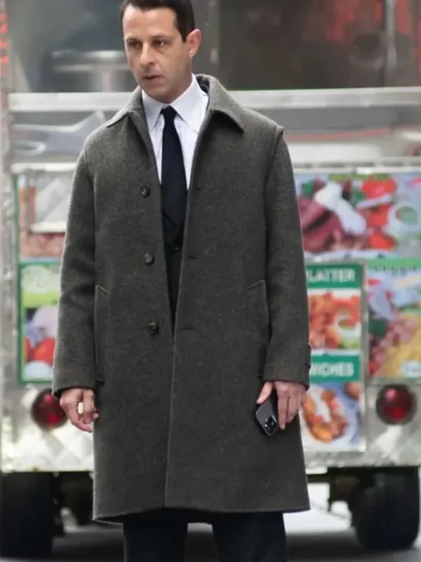 Succession S04 Kendall Roy Gray Coat