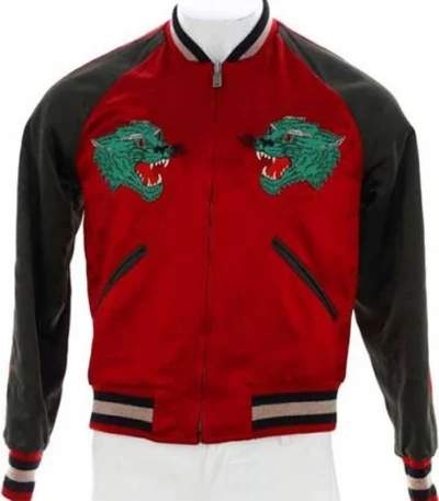 Succession S04 Kendall Roy Satin Bomber Jacket