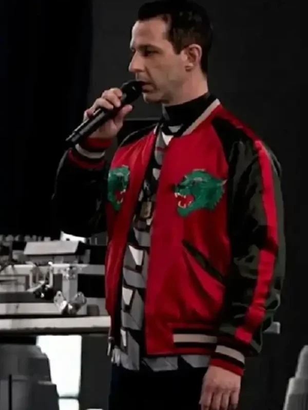 Succession S04 Kendall Roy Satin Bomber Jacket