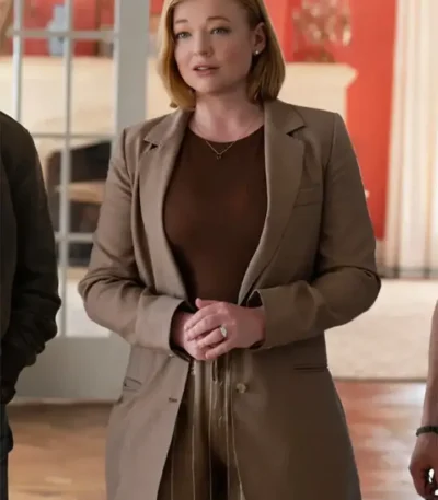 Succession S04 Shiv Roy Brown Blazer