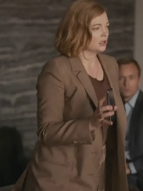 Succession S04 Shiv Roy Brown Blazer