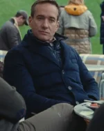 Succession S04 Tom Wambsgans Blue Quilted Jacket