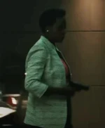 Suicide Squad Amanda Waller White Wool Jacket