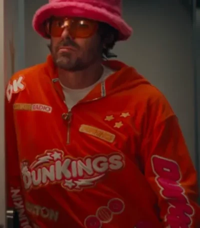 Super Bowl Commercial 2025 Casey Affleck Dunkings Track Jacket