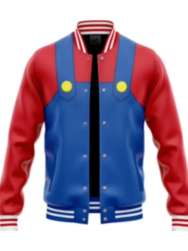 Super Mario Bros Varsity Jacket