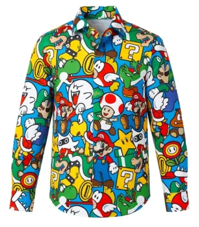 Super Mario Dress Shirt