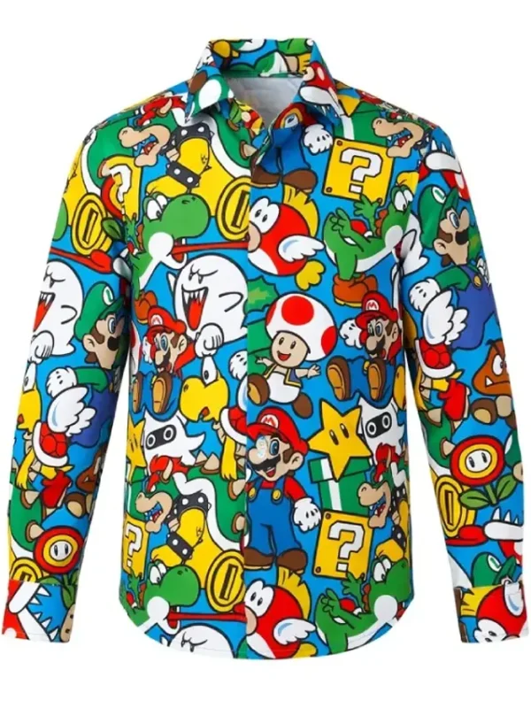 Super Mario Dress Shirt