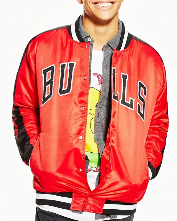 Superfans Chicago Bulls Bomber Jacket Superfans Chicago Bulls Bomber Jacket