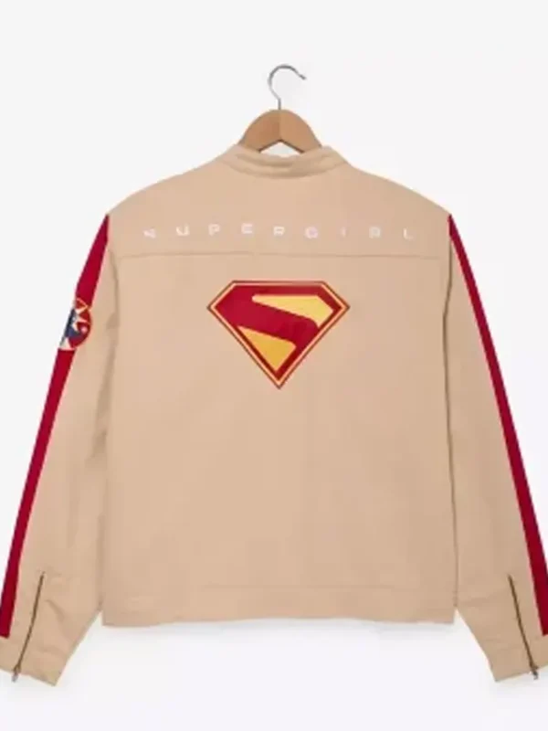 Supergirl Beige Cotton Jacket