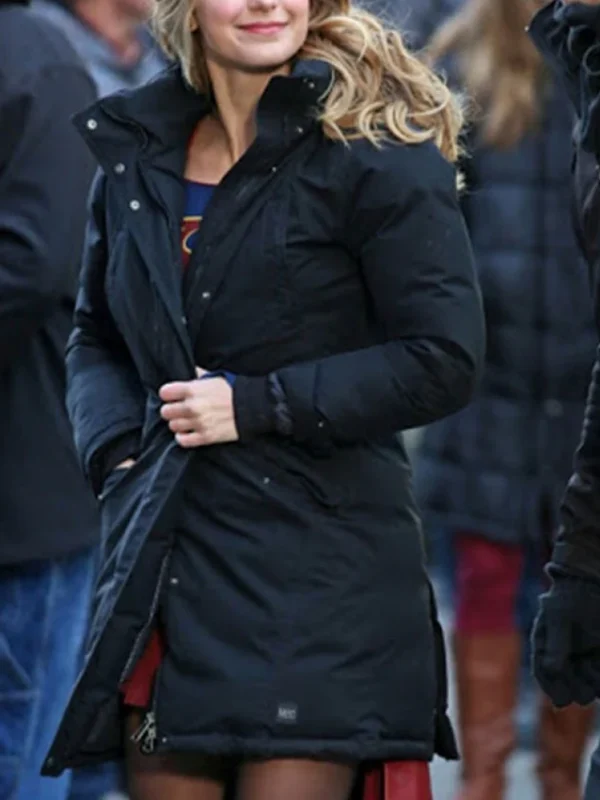 Supergirl Kara Danvers Puffer Coat