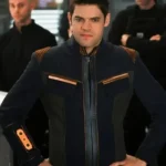 Supergirl S05 Winn Schott Navy Blue Jacket