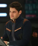 Supergirl S05 Winn Schott Navy Blue Jacket