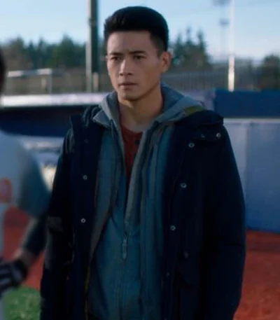 Supergirl S06 Kenny Li Black Cotton Jacket