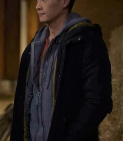 Supergirl S06 Kenny Li Black Cotton Jacket