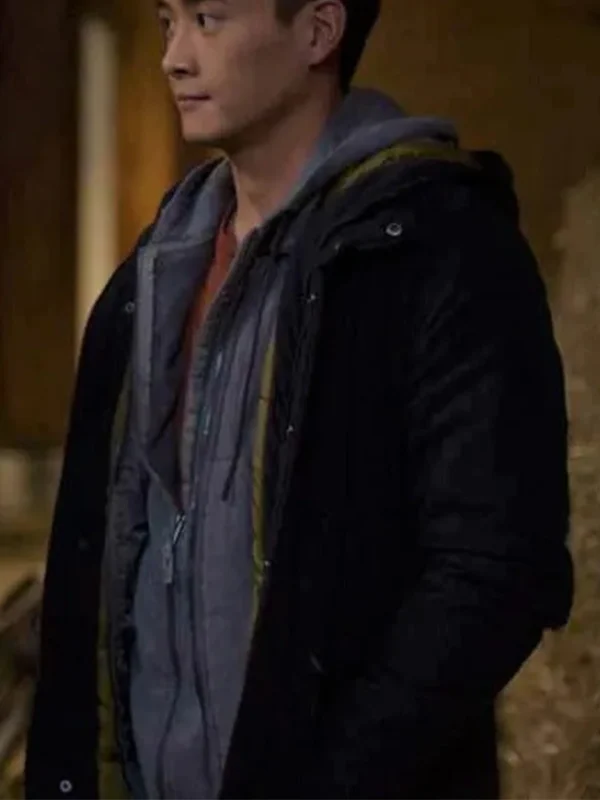 Supergirl S06 Kenny Li Black Cotton Jacket