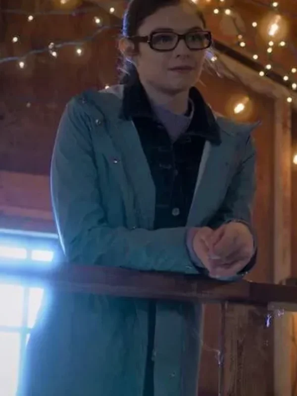 Supergirl S06 Nia Nal Blue Long Trench Coat