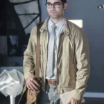 Supergirl Tyler Hoechlin Cotton Beige Jacket