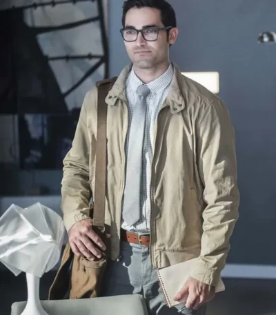 Supergirl Tyler Hoechlin Cotton Beige Jacket