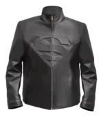 Superman Smallville Black Leather Jacket