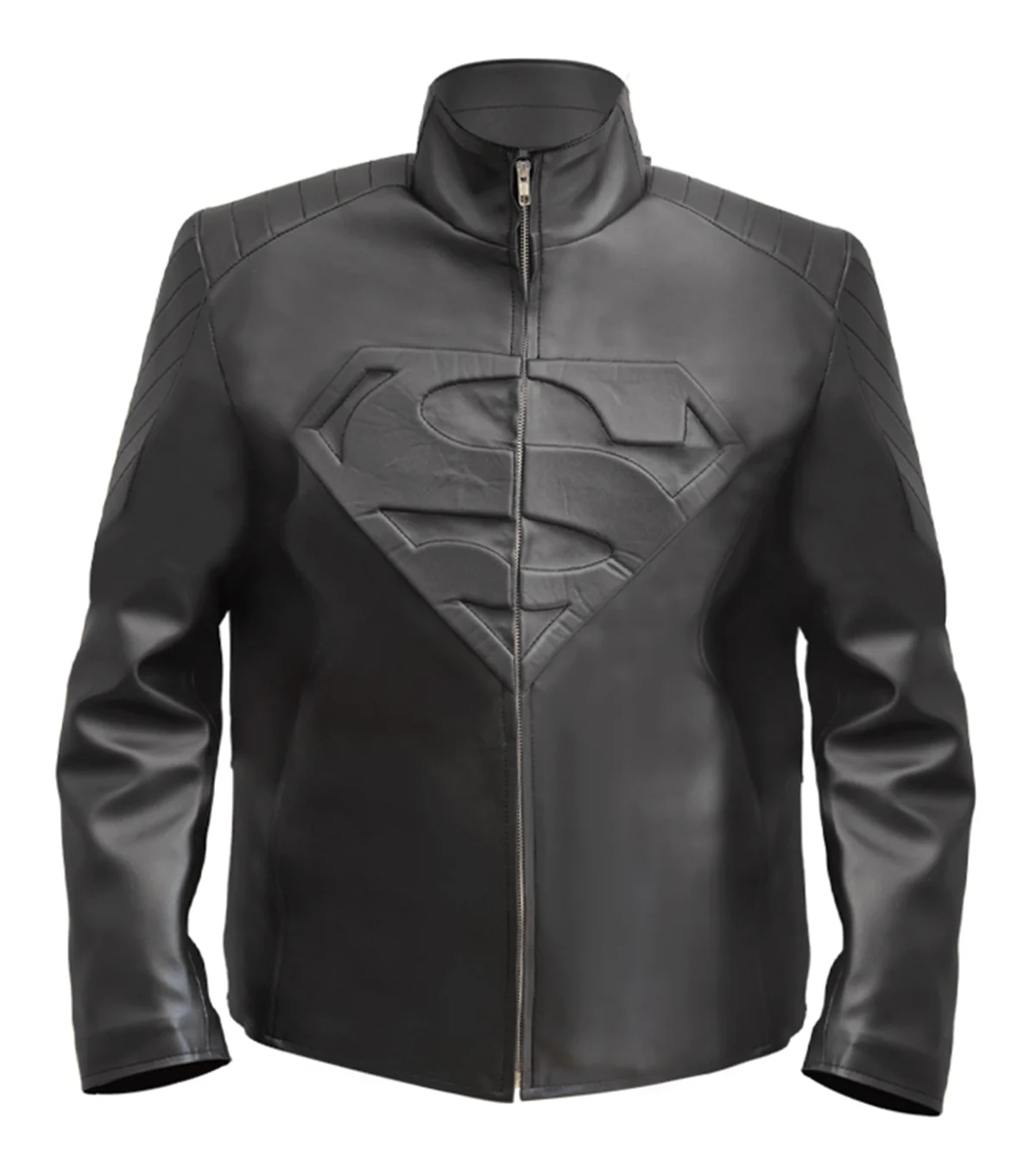 Superman Smallville Black Leather Jacket Superman Smallville Black Leather Jacket