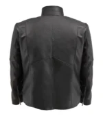 Superman Smallville Black Leather Jacket
