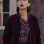Superman and Lois 2022 Sofia Hasmik Bomber Jacket