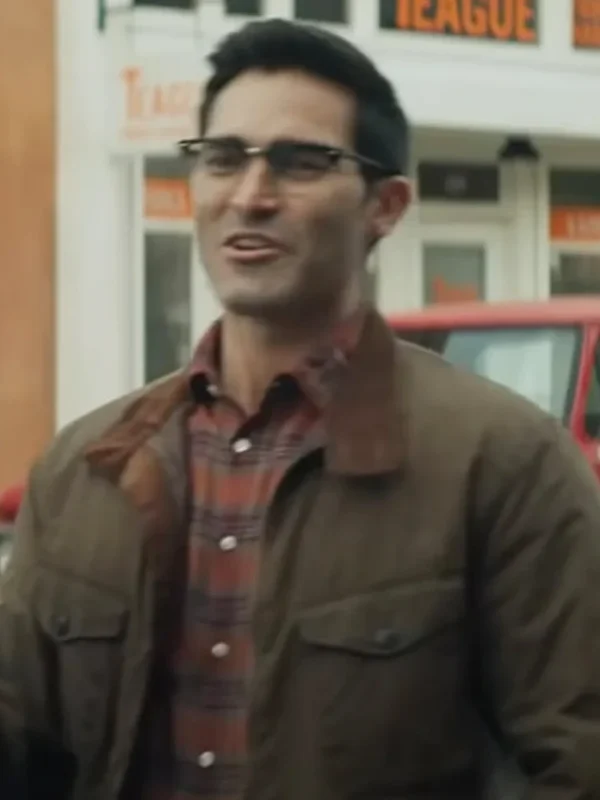 Superman and Lois Clark Kent Brown Cotton Jacket