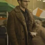 Superman and Lois Clark Kent Brown Shearling Fur Leather Coat