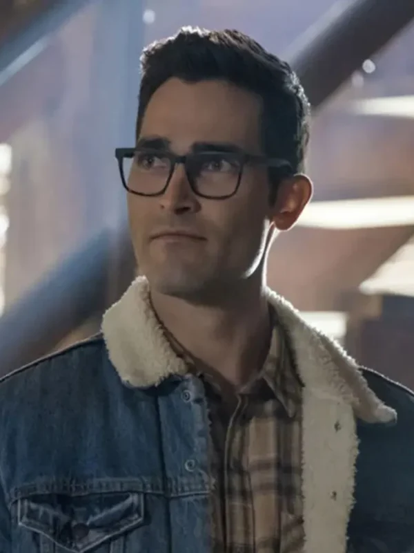 Superman and Lois Clark Kent Fur Denim Jacket