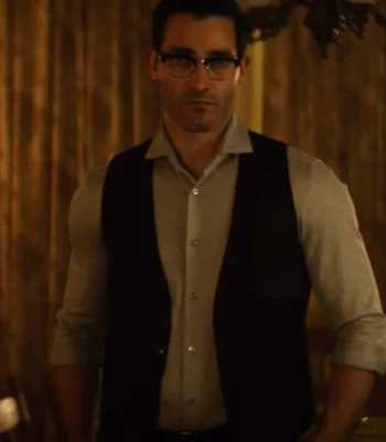 Superman and Lois Clark Kent Suiting Black Vest