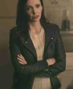 Superman and Lois Elizabeth Tulloch Black Leather Jacket